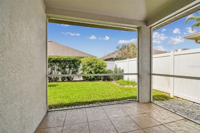 19409 Weymouth Dr, Land O Lakes, FL 34638 - view of unfurnished sunroom