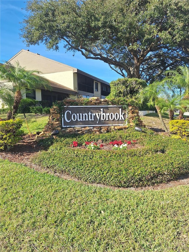 3536 Countrybrook Ln Unit 13, Palm Harbor, FL 34684 - view of community / neighborhood sign