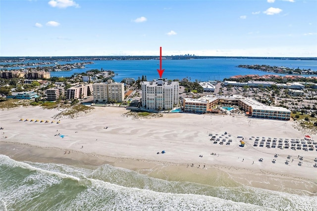 4950 Gulf Blvd Unit 404, St Pete Beach, FL 33706 - drone / aerial view of unending shoreline