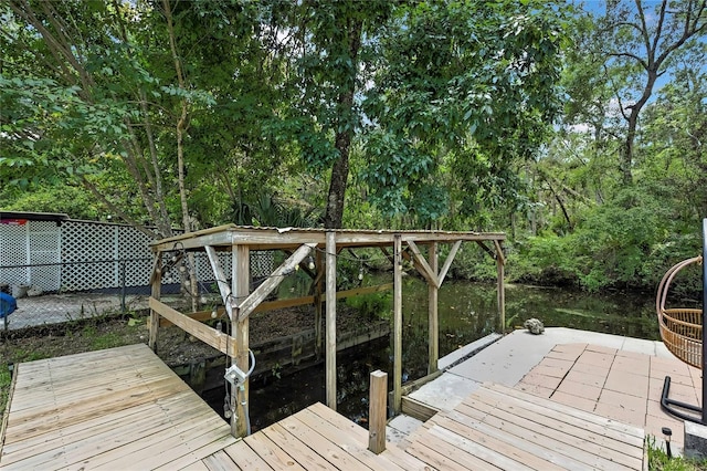 8944 W White Dogwood Dr, Homosassa, FL 34448 - dock area featuring a water view