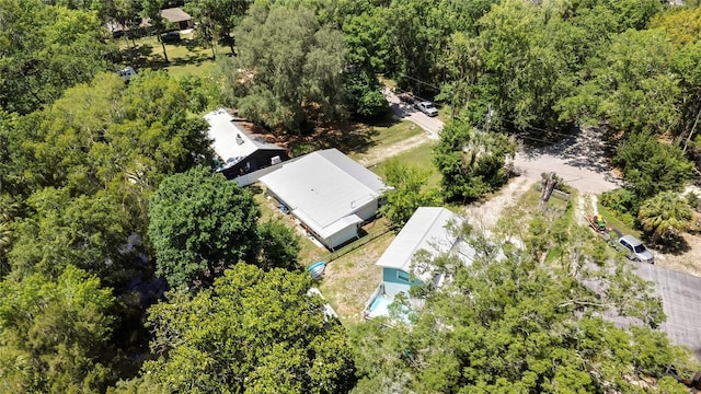 8944 W White Dogwood Dr, Homosassa, FL 34448 - drone / aerial view of a heavily wooded area