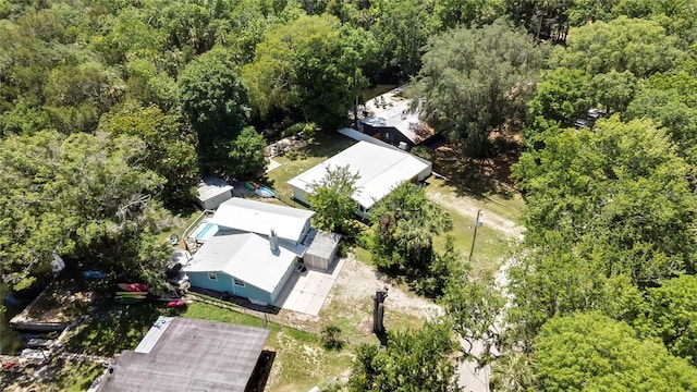 8944 W White Dogwood Dr, Homosassa, FL 34448 - bird's eye view of a heavily wooded area