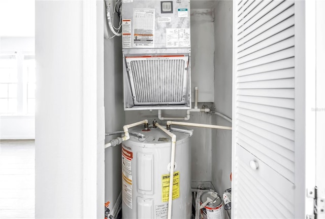 3305 Haviland Ct Unit 101, Palm Harbor, FL 34684 - utility room featuring electric water heater