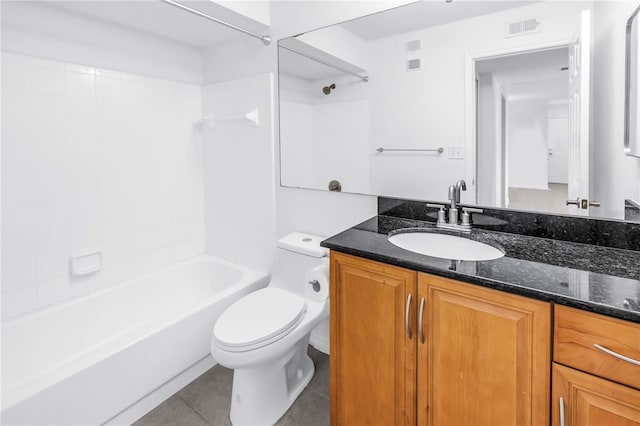 3300 Haviland Ct Unit 103, Palm Harbor, FL 34684 - full bathroom featuring vanity, tile patterned floors, and shower / tub combination