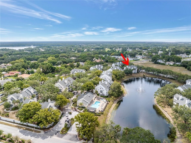 3300 Haviland Ct Unit 103, Palm Harbor, FL 34684 - aerial perspective of suburban area with a large body of water