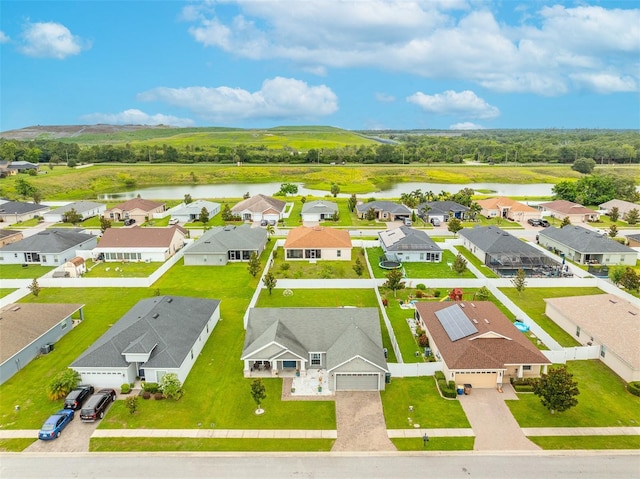 2053 Charleston Ln, Bartow, FL 33830 - aerial perspective of suburban area featuring a nearby body of water