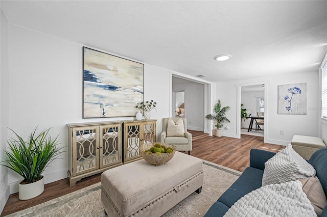 4626 8th Ave S, Saint Petersburg, FL 33711 - living room with wood finished floors and baseboards