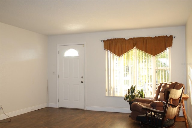 9705 45th Way N, Pinellas Park, FL 33782 - entrance foyer featuring wood finished floors, healthy amount of natural light, and baseboards