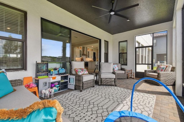 6129 Marsh Trail Dr, Odessa, FL 33556 - sunroom / solarium with healthy amount of natural light