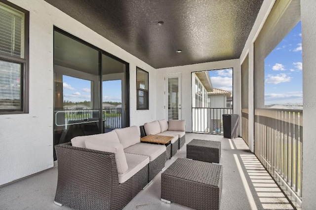 6129 Marsh Trail Dr, Odessa, FL 33556 - balcony featuring an outdoor living space