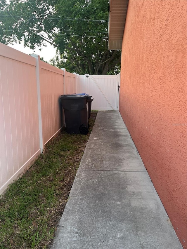 9907 Maggie St, Gibsonton, FL 33534 - view of yard with a gate