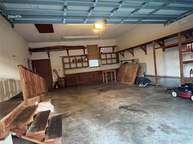 9907 Maggie St, Gibsonton, FL 33534 - garage featuring a garage door opener