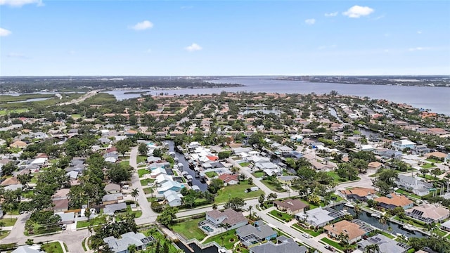 4306 Barracuda Dr, Bradenton, FL 34208 - aerial view of property and surrounding area with a nearby body of water and nearby suburban area
