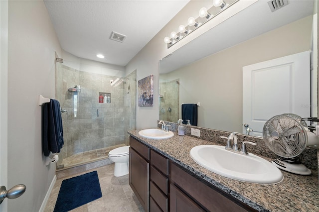 4504 Silver Lining St, Sarasota, FL 34238 - full bath featuring double vanity, a stall shower, and toilet