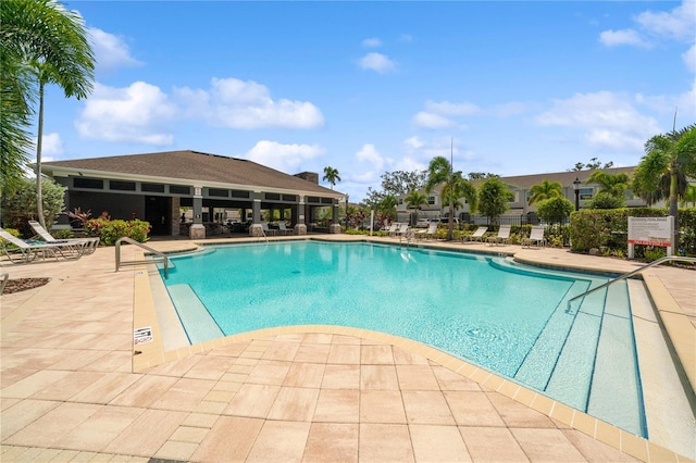 4504 Silver Lining St, Sarasota, FL 34238 - community pool featuring a patio area