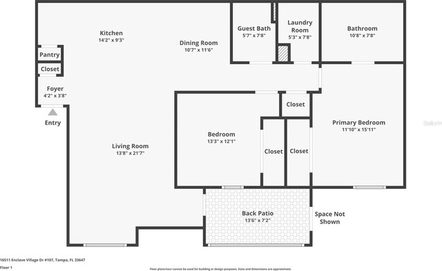 16511 Enclave Village Dr Unit 107, Tampa, FL 33647 - photo 21