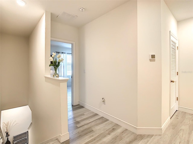 32977 Kaloko Rd, Wesley Chapel, FL 33543 - hall with light wood-style floors