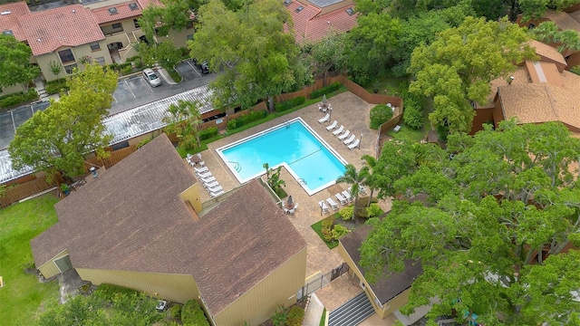 1038 E Michigan St Unit B, Orlando, FL 32806 - bird's eye view of a pool area