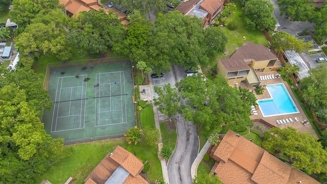 1038 E Michigan St Unit B, Orlando, FL 32806 - aerial view of property's location featuring a pool
