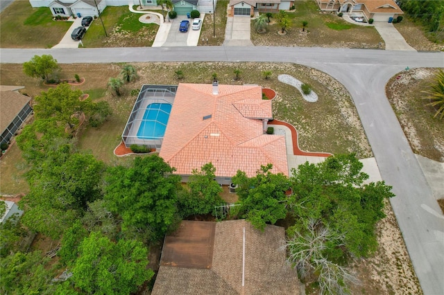 11411 Terrell, Spring Hill, FL 34606 - aerial view of residential area with a pool area