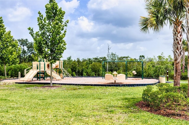 33668 Elm Hill Br, Wesley Chapel, FL 33545 - community jungle gym featuring a yard