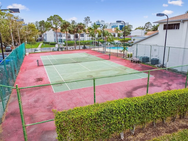 1967 Cormorant Ct Unit 515, Clearwater, FL 33762 - view of tennis court with a residential view