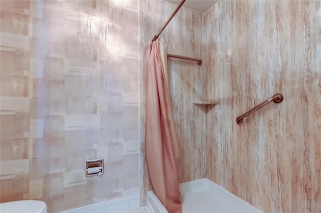 50 Ingrid Pl Unit 50, Oldsmar, FL 34677 - full bath featuring toilet and shower / bath combination with curtain