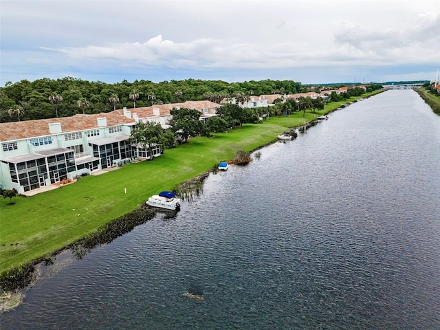 1710 Lago Vista Blvd, Palm Harbor, FL 34685 - bird's eye view of a nearby body of water