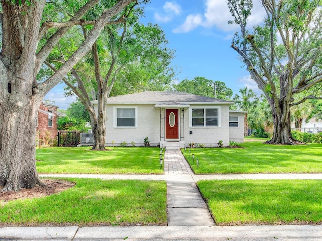 1243 55th Ave N, Saint Petersburg, FL 33703 - bungalow-style home with stucco siding and roof with shingles