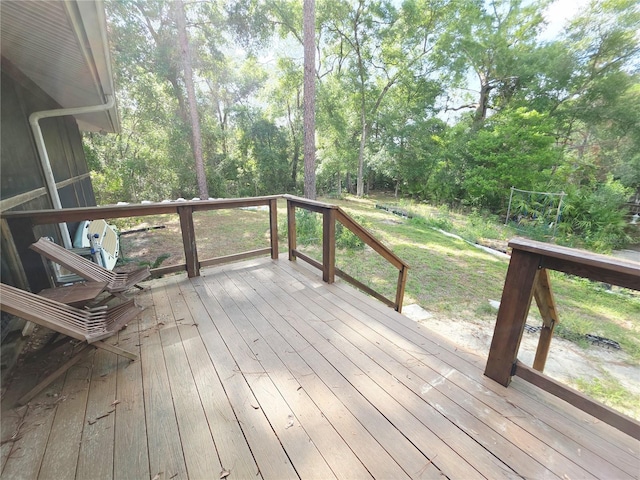 2975 E Withlacoochee Trl, Dunnellon, FL 34434 - view of wooden terrace