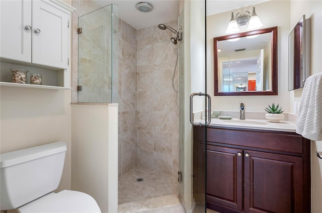 7932 Sailboat Key Blvd S Unit 406, South Pasadena, FL 33707 - bathroom featuring vanity and a shower stall