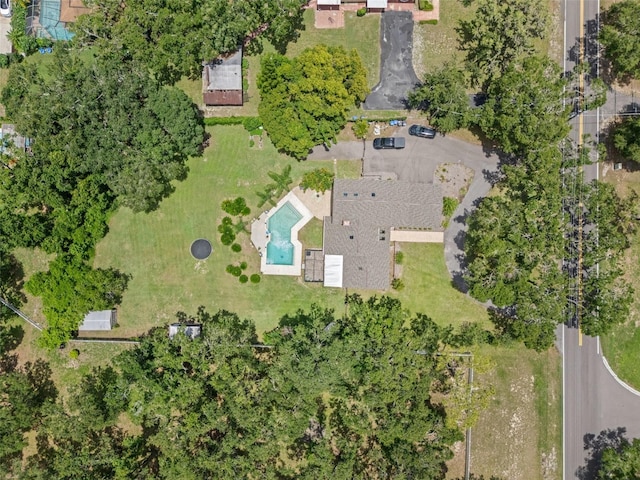 2306 S Valrico Rd, Valrico, FL 33596 - aerial view of property's location featuring a pool