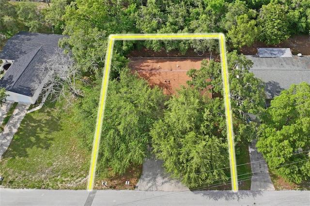7411 Mead Dr, Spring Hill, FL 34606 - view of property location featuring property boundaries highlighted