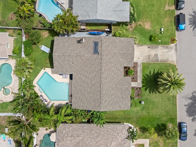 338 7th Ave N, Tierra Verde, FL 33715 - drone / aerial view of a pool