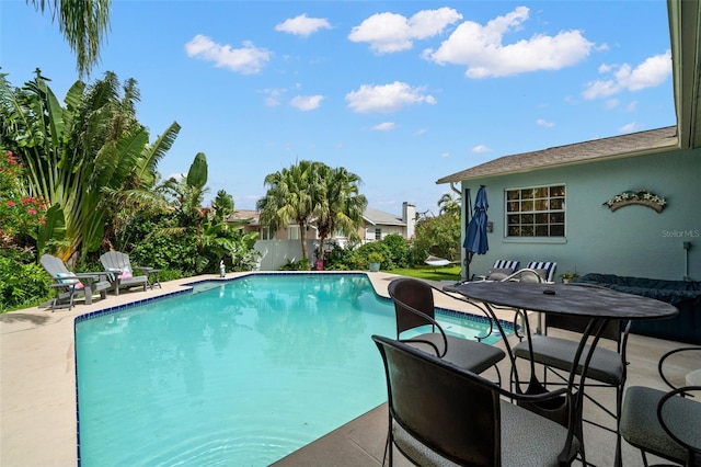 338 7th Ave N, Tierra Verde, FL 33715 - view of swimming pool with a patio