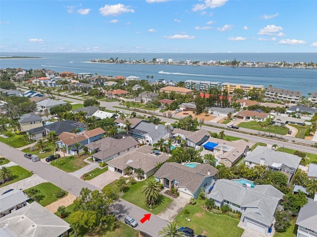 338 7th Ave N, Tierra Verde, FL 33715 - aerial view of property's location featuring a large body of water and nearby suburban area