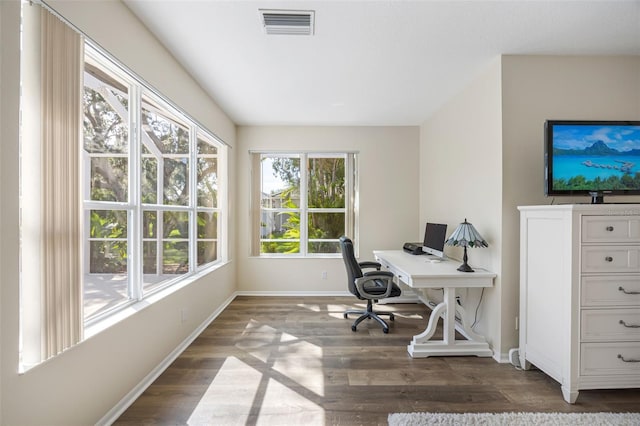 1178 Fraser Pine Blvd, Sarasota, FL 34240 - office space featuring dark wood-style floors and baseboards