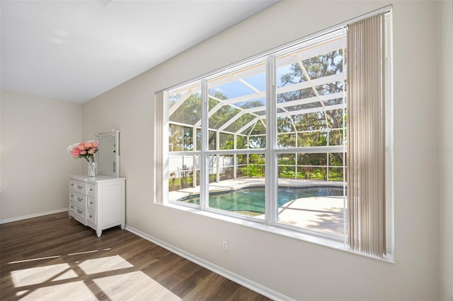 1178 Fraser Pine Blvd, Sarasota, FL 34240 - interior space featuring dark wood-style floors and baseboards
