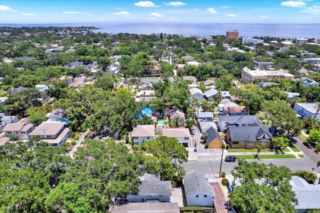258 14th Ave NE, Saint Petersburg, FL 33701 - aerial perspective of suburban area with a large body of water