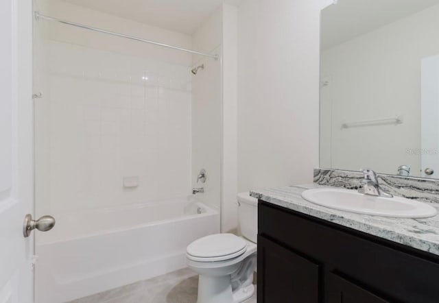 8210 Juning Cv, Wesley Chapel, FL 33545 - bathroom featuring vanity, tub / shower combination, and tile patterned flooring