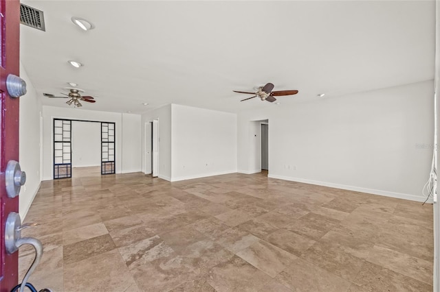 358 Suwanee Ave, Sarasota, FL 34243 - empty room with a ceiling fan