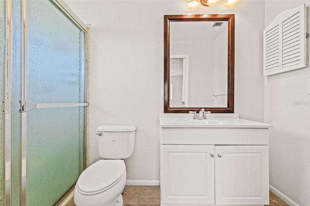 358 Suwanee Ave, Sarasota, FL 34243 - full bathroom featuring vanity and a shower with shower door