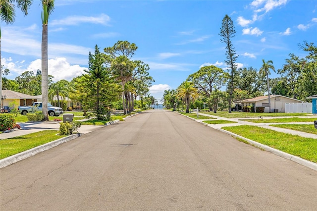 358 Suwanee Ave, Sarasota, FL 34243 - view of asphalt road with sidewalks, curbs, and a residential view