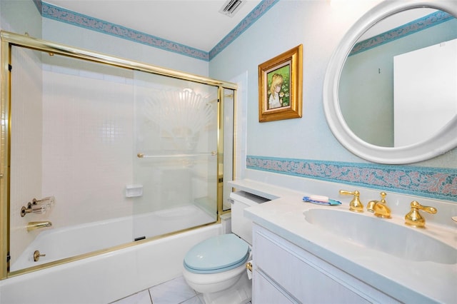 100 Bluff View Dr Unit 511C, Belleair Bluffs, FL 33770 - full bathroom featuring vanity and combined bath / shower with glass door