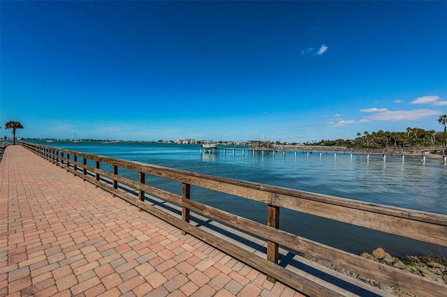 100 Bluff View Dr Unit 511C, Belleair Bluffs, FL 33770 - dock area featuring a water view