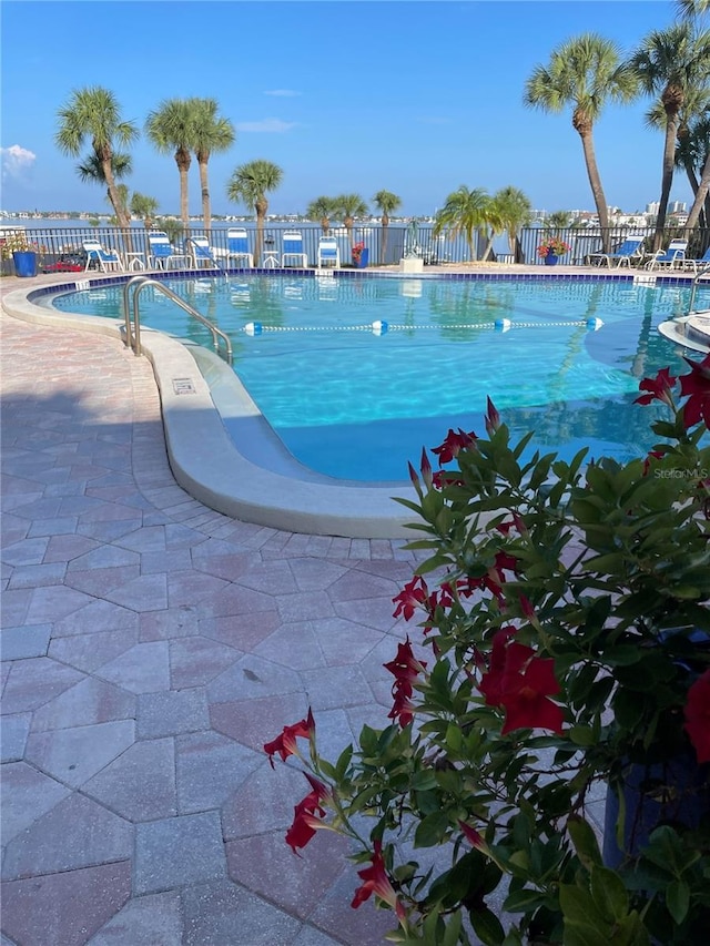 100 Bluff View Dr Unit 511C, Belleair Bluffs, FL 33770 - community pool with a patio area