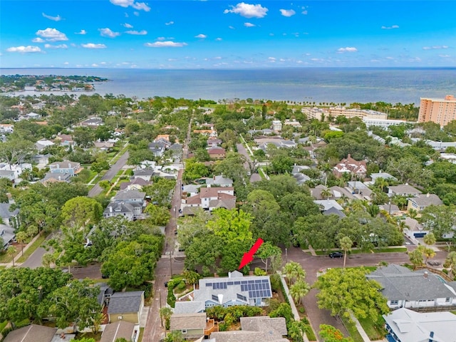 1400 Cherry St NE, Saint Petersburg, FL 33704 - aerial view of property and surrounding area featuring nearby suburban area and a large body of water