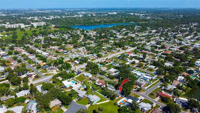 2010 6th Ave SW, Largo, FL 33770 - aerial overview of property's location with a large body of water