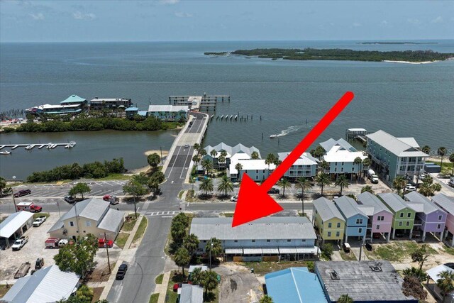 511 1st St, Cedar Key, FL 32625 - aerial view of a nearby body of water