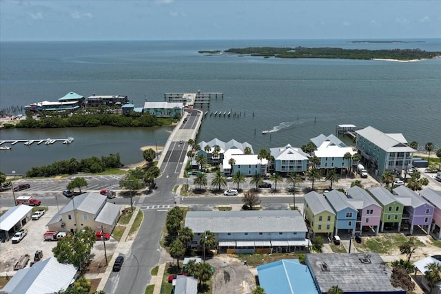 511 1st St, Cedar Key, FL 32625 - drone / aerial view of a large body of water
